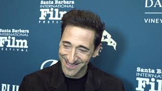 SBIFF 2025 - Cinema Vanguard Award Adrien Brody Red Carpet Interview
