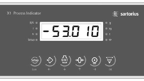 X1 process indicator sartorius# controller load cell celibration#viral new YouTube tecnical video#