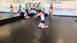 Improv class with our advanced dancers