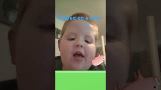 Peppa Pig Tripped On A Wire Fell Into A Fire Bacon Strip Meme