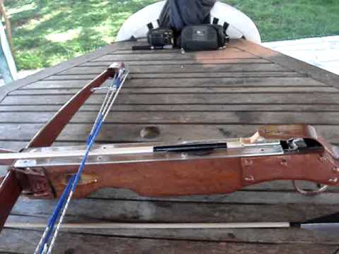 Βαλλίστρα 55 κιλά (120 lbr) - Homemade crossbow