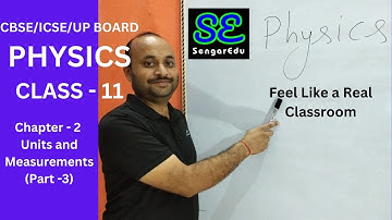 Physics class 11 Chapter 2 Units and Measurement (Dimensional Analysis Part 3)