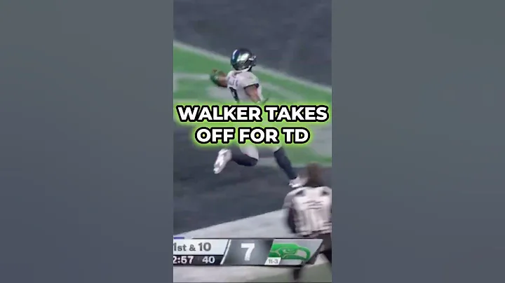 Kenneth Walker Takes Off For 55-Yard Touchdown On Thursday Night Football #seahawks #nfl #shorts