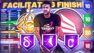 the BEST FACILITATING FINISHER BUILD in NBA 2K20 | BEST SHOOTING GUARD BUILD | 58+ BADGE UPGRADES