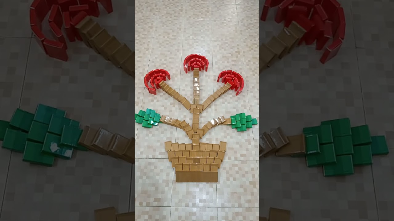 Satisfying flower domino 5 🌹 |benefits for views|