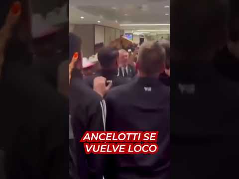 ANCELOTTI se vuelve loco en la celebración