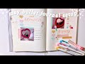 may bullet journal setup // tulips and heart mirrors