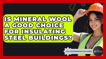 Is Mineral Wool A Good Choice For Insulating Steel Buildings? - Civil Engineering Explained