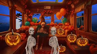 The Forgotten - Haunted Village Halloween Ambience - Relaxing with Spooky and Fall Nature Sounds