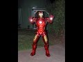 Builds by baz  steel iron man mk iv build 63  full suitup walk and systems test