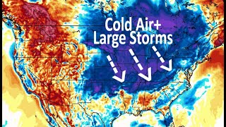 Very Active Pattern May Bring Several Large Storms + Cold Air Wealth