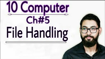 File Handling in GW BASIC | 10 class computer chapter 5