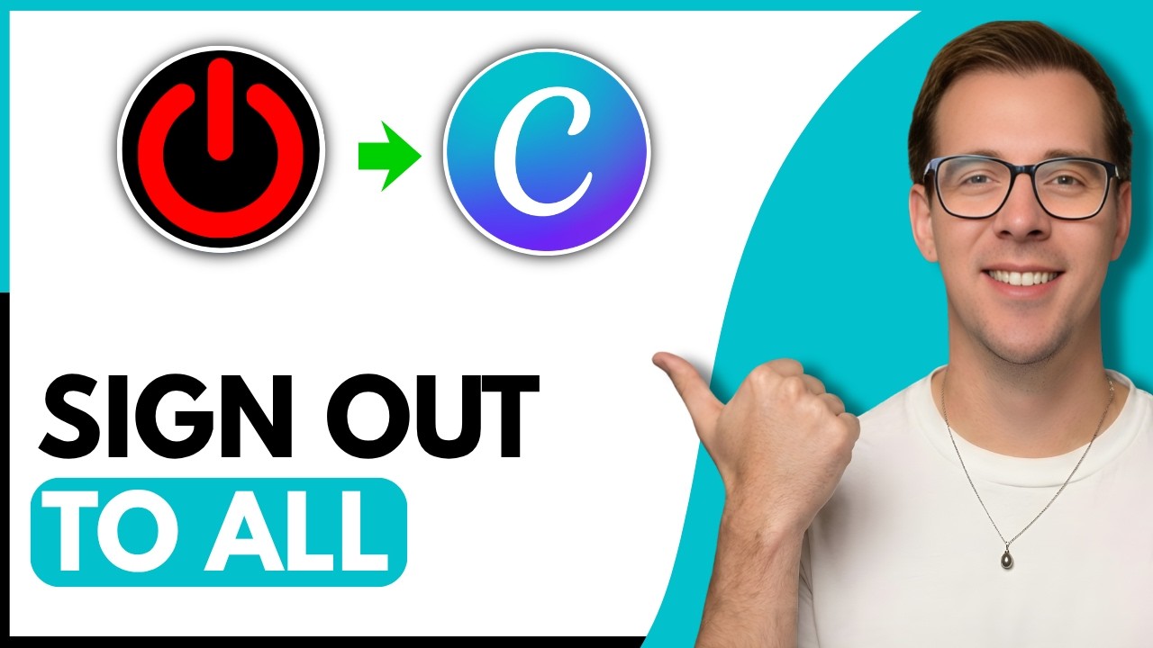 How To Sign Out From All Devices On Canva (Step By Step) - YouTube