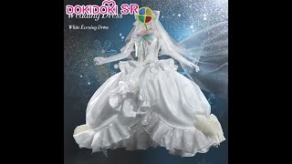 DokiDoki-SR Anime Shugo Chara Hinamori Amu Cosplay Wedding Dress Costume
