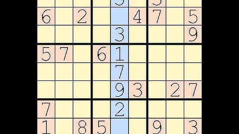 How to Solve Globe and Mail Sudoku  Five Star?  3 February, 2024