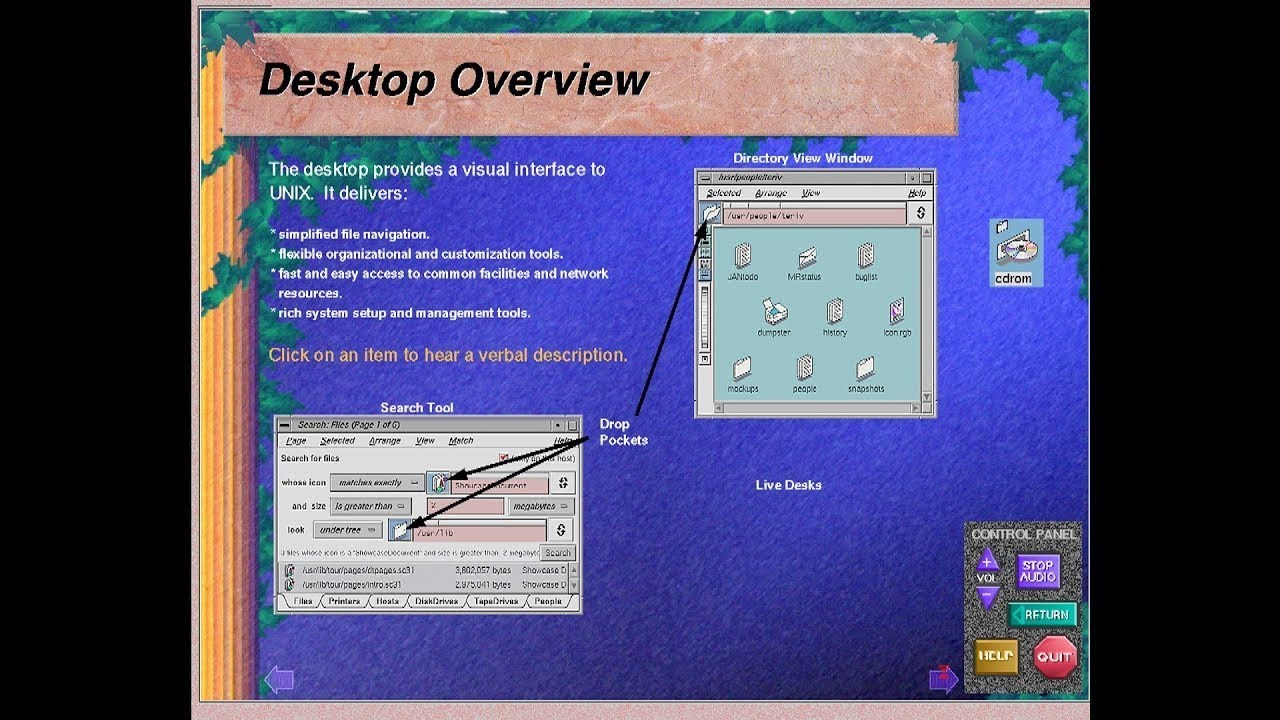 Sgi Desktop Silicon Graphics - Irix 6.2 - System Tour (1996) - YouTube