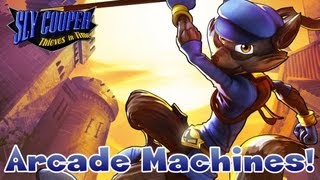Sly Cooper: Thieves in Time - Arcade Machines!
