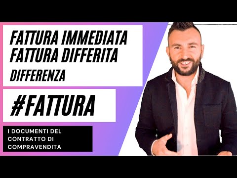 Video: Differenza Tra Fattura E Fattura Fiscale