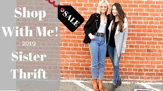 Thrift Store Shopping | Shop Try-On and Haul | Sister Thrifters | Goodwill and Hope Chest