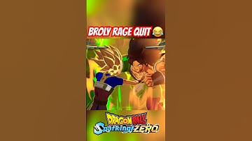 Cabba makes BROLY users RAGE QUIT on DBZ SPARKING ZERO 😂 #shorts #dbz #sparkingzero