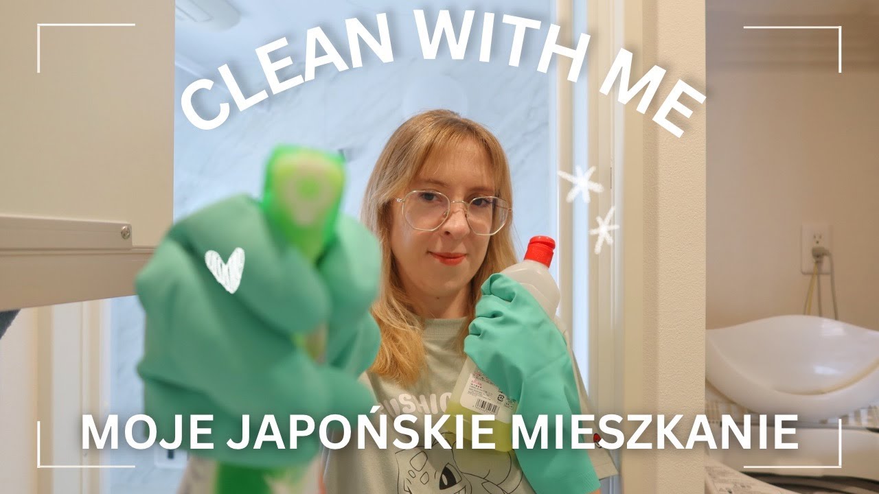 🧹🧼Sprzątam swoje mieszkanie w Japonii, bo przyjeżdżają goście | Clean with me