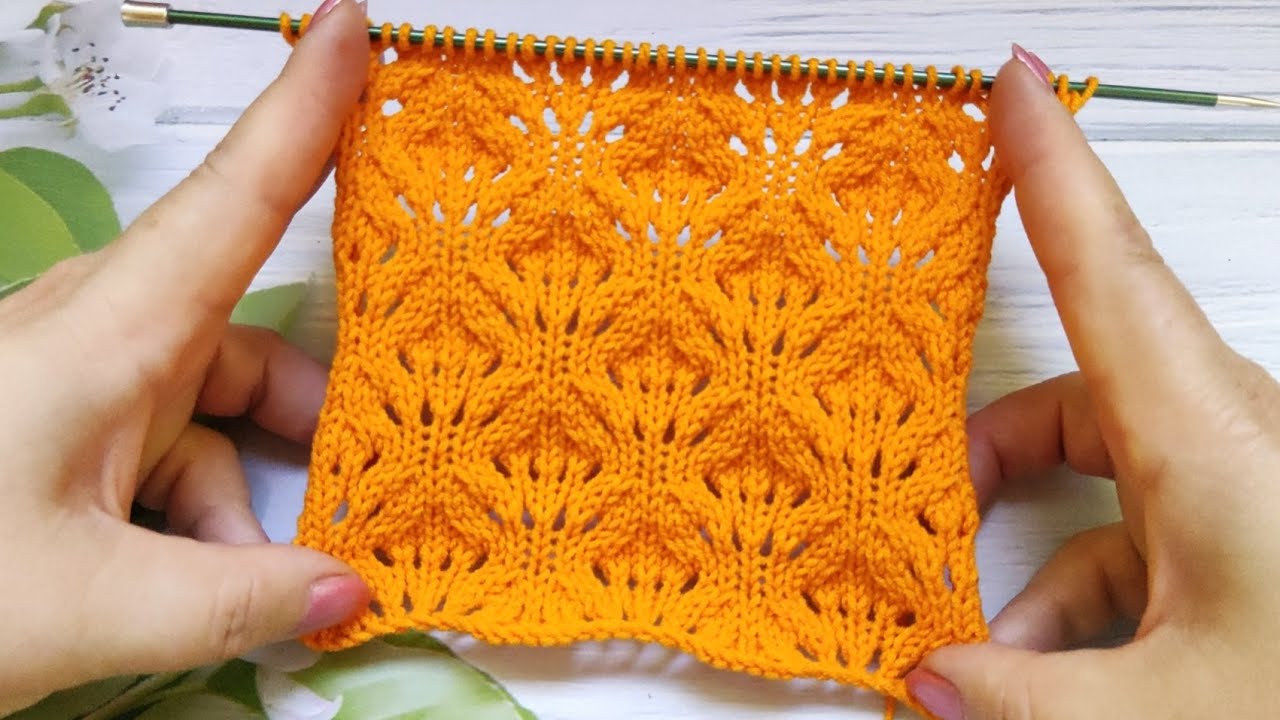 Lace Checker Stitch | Ajour-Schachbrettmuster stricken | Punto Scacchiera| Punto Ajedrez