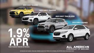 Huge Summertime Savings at All American Chevrolet of Midland