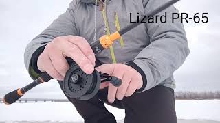 Мультипликаторная катушка для зимней удочки Lizard PR-65.