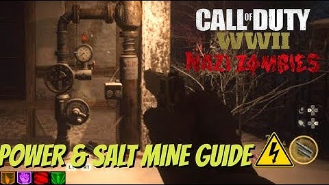 COD: WW2 ZOMBIES | THE FINAL REICH POWER GUIDE & SALT MINE GUIDE