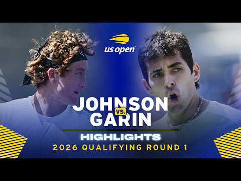 Spencer Johnson vs. Cristian Garin Highlights | 2026 US Open Round 1