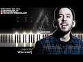 Linkin Park - More The Victim - piano karaoke instrumental cover