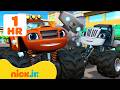 Blaze & Crusher's Wackiest Robot Builds! 🤖 | 1 Hour | Blaze and the Monster Machines | Nick Jr.