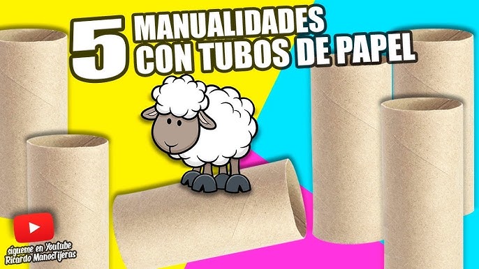 5 Manualidades Con Tubos De Papel Higiénico Manualidades Reciclaje Diy Youtube