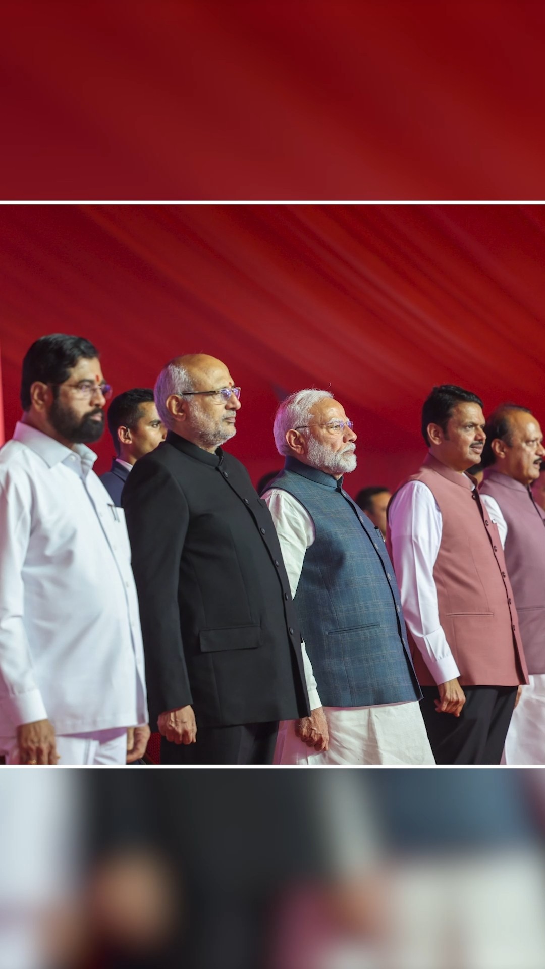 PM Modi expresses gratitude to people after oath taking of new Maharashtra govt. | #shorts
