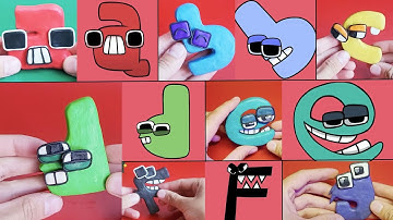 I made kids Alphabet Lore Letters (A-G). Clay Tutorial | Clay Girl
