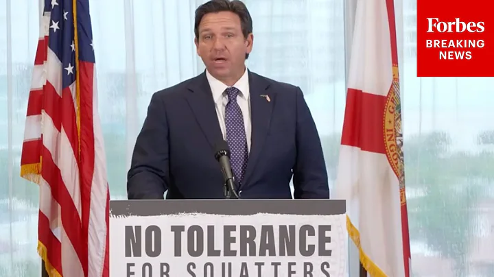 BREAKING NEWS: DeSantis Signs New Law To Severely Crack Down On Squatting in Florida
