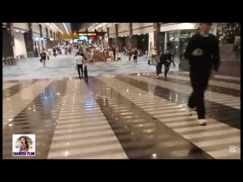 April 8,2025 Short Vacation/T1 Changi Airport Walking to Gate C17 from Immigration #travel #airport