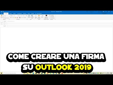 Come creare una firma su Outlook 2019