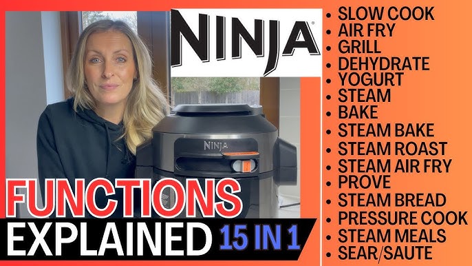 HOW TO USE THE NINJA FOODI MAX 15-IN-1 (Smart Lid) Pressure cook, Steam Air  Fry, Slow Cook & More! 