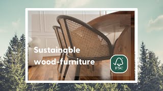 Sustainable wood-furniture: the importance of choosing FSC-certified raw material