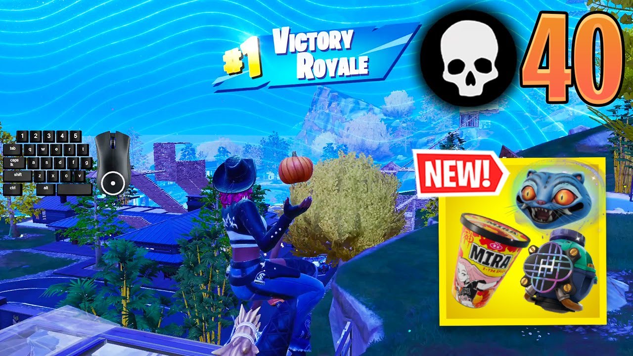 40 Elimination Solo vs Squads Win Full Gameplay (Fortnite Chapter 6)