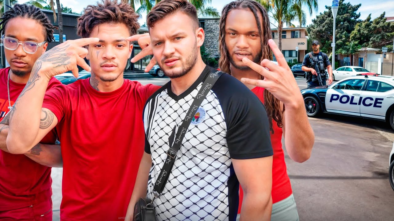 Mit den BLOODS in "The Jungle" in L.A