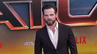 Gregory James Cohan attends Netflix's "Atlas" Los Angeles premiere black carpet