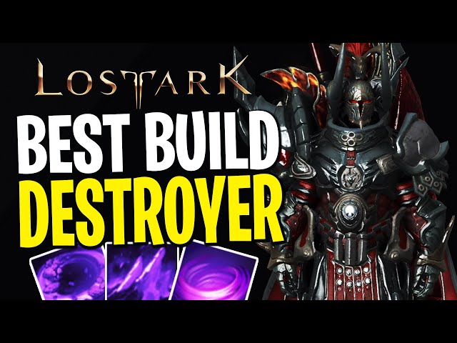 Destroyer Transitional Endgame PvE build guide no resets! KR obt vet. :  r/lostarkgame