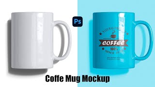 How to make a coffee Mug Mockup  Photoshop Mockup Tutorial