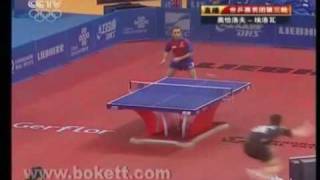Table Tennis Doing Everything For Winning The Point
