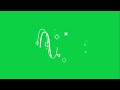 Green screen motion graphic template