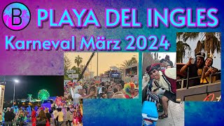 Gran Canaria / Playa del Ingles / Karneval Samstag 16.03.2024 in Playa del Ingles