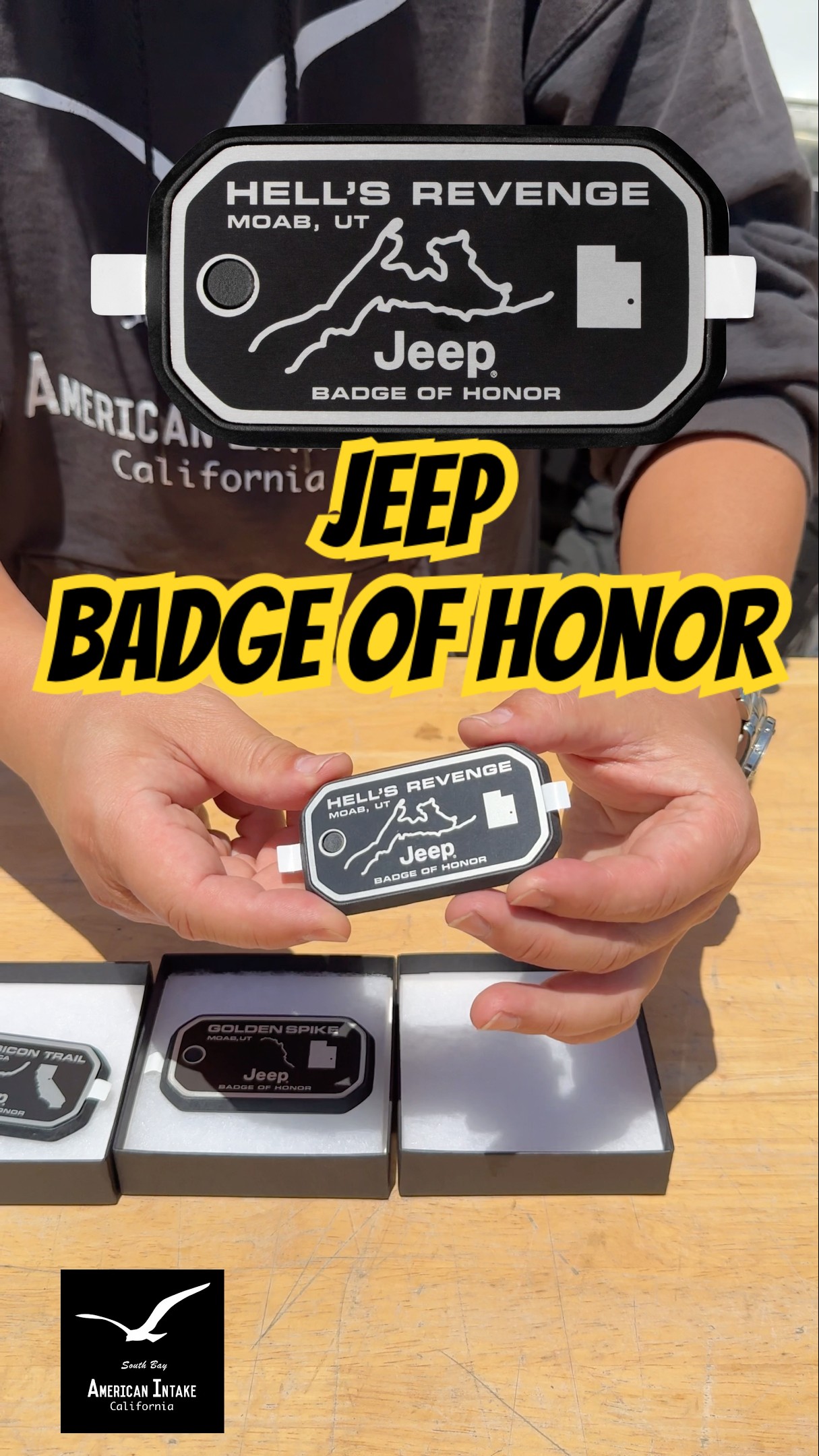 Proof you've conquered the trail! Jeep Badge of Honor #Jeep