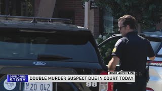 Double murder suspect due in court Thursday morning
